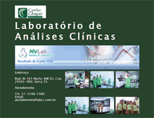 Tablet Screenshot of labcc.com.br